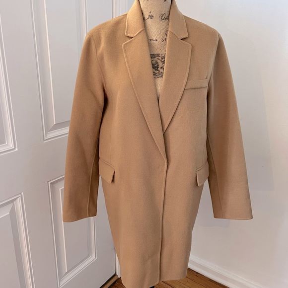 Maje Camel Color Light Coat - Picture 5 of 13